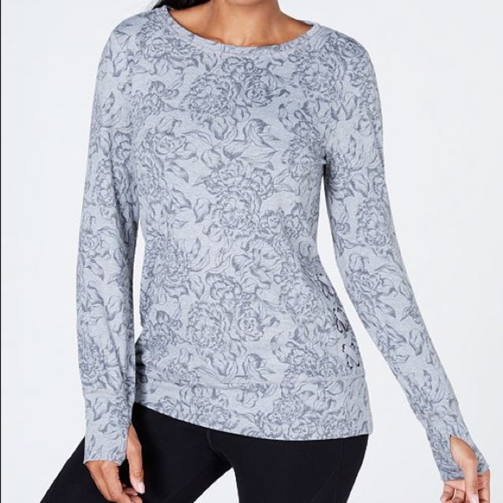 Ideology Lace Up Side Top